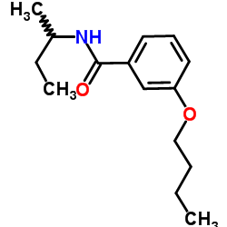 3-Butoxy-N-sec-butylbenzamide Structure