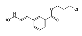 3-chloropropyl 3-[(hydroxyhydrazinylidene)methyl]benzoate Structure