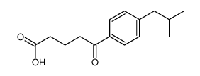 5-[4-(2-methylpropyl)phenyl]-5-oxopentanoic acid Structure