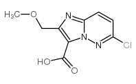 2-methoxymethyl-5-chloro-imidazo[1,2-b]pyridazine 3-carboxylic acid Structure