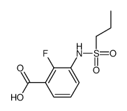 2-氟-3-(丙烷-1-磺酰基氨基)-苯甲酸结构式