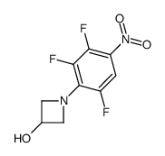 1-(2,3,6-trifluoro-4-nitrophenyl)azetidin-3-ol Structure