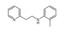 2-methyl-N-(2-pyridin-2-ylethyl)aniline结构式