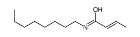 N-octylbut-2-enamide结构式