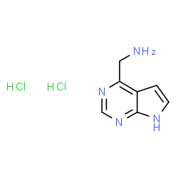 (7H-吡咯并[2, 3-d]嘧啶-4-基)甲胺二盐酸盐图片