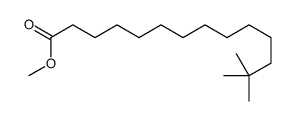 methyl 13,13-dimethyltetradecanoate Structure
