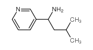 3-methyl-1-pyridin-3-ylbutan-1-amine Structure