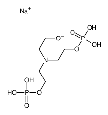 2,2'-[(2-hydroxyethyl)imino]diethyl bis(dihydrogen phosphate), sodium salt Structure