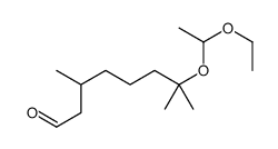 7-(1-ethoxyethoxy)-3,7-dimethyloctanal Structure