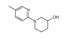 1-(5-methylpyridin-2-yl)piperidin-3-ol Structure