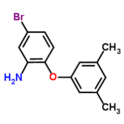5-Bromo-2-(3,5-dimethylphenoxy)aniline结构式