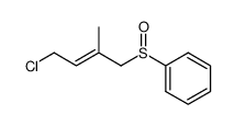 1-chloro-4-phenylsulfinyl-3-methylbut-2E-ene结构式