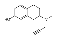 7-[methyl(prop-2-ynyl)amino]-5,6,7,8-tetrahydronaphthalen-2-ol结构式