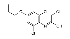 2-chloro-N-(2,6-dichloro-4-propoxyphenyl)acetamide结构式