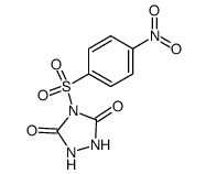 4-(4-nitro-benzenesulfonyl)-[1,2,4]triazolidine-3,5-dione Structure