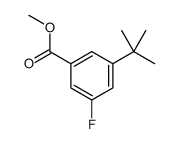 methyl 3-tert-butyl-5-fluorobenzoate Structure