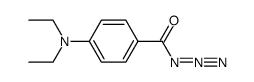 4-Diaethylamino-benzoesaeure-azid Structure