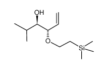 (3R*,4S*)-2-methyl-4-<2-(trimethylsilyl)ethoxy>-5-hexen-3-ol Structure