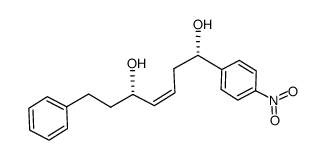 (1S,5S,Z)-1-(4-nitrophenyl)-7-phenylhept-3-ene-1,5-diol结构式