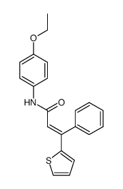 1-Phenyl-1--propen-(2)-saeure-(3)-<4-aethoxy-phenylamid> Structure
