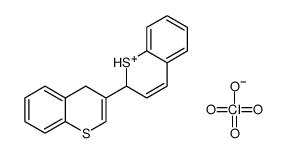 3-(2H-thiochromen-1-ium-2-yl)-4H-thiochromene,perchlorate结构式