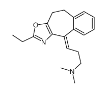 (3Z)-3-(2-ethyl-4,5-dihydrobenzo[1,2]cyclohepta[3,4-b][1,3]oxazol-10-ylidene)-N,N-dimethylpropan-1-amine Structure