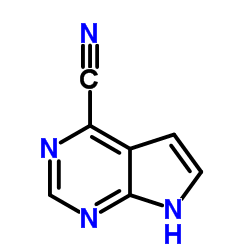 7H-Pyrrolo[2,3-d]pyrimidine-4-carbonitrile Structure