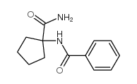 N-(1-CARBAMOYL-CYCLOPENTYL)-BENZAMIDE Structure