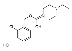2-[(2-chlorophenyl)methoxycarbonylamino]ethyl-diethylazanium,chloride Structure