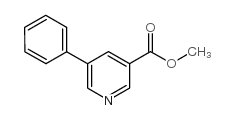 METHYL 5-PHENYLNICOTINATE structure