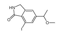 5-(1-methoxyethyl)-7-iodoisoindolinone Structure