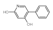 2,4-二羟基-5-苯基吡啶结构式