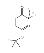 tert-butyl 5,5-dideuterio-4-oxopentanoate结构式