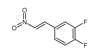 (E)-1,2-difluoro-4-(2-nitrovinyl)benzene结构式