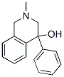 1,2,3,4-Tetrahydro-2-methyl-4-phenylisoquinolin-4-ol结构式