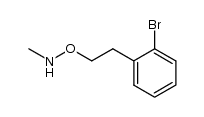 N-methyl-N-[2-(o-bromophenyl)ethoxy]amine Structure