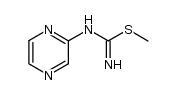 2-methyl-1-pyrazin-2-yl-isothiourea Structure