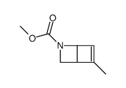 2-Azabicyclo[2.2.0]hex-5-ene-2-carboxylicacid,5-methyl-,methylester(9CI) Structure