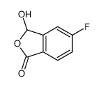 5-fluoro-3-hydroxy-3H-2-benzofuran-1-one Structure