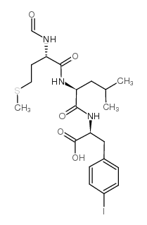 For-Met-Leu-p-iodo-Phe-OH结构式