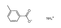 ammonium m-toluate结构式