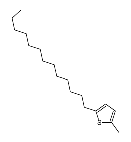 2-methyl-5-tridecylthiophene Structure