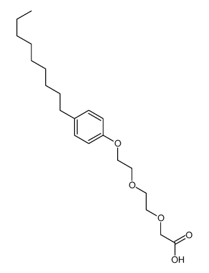 2-[2-[2-(4-nonylphenoxy)ethoxy]ethoxy]acetic acid Structure