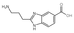 2-AMINOPROPYL-5(6)-CARBOXY-BENZIMIDAZOLE structure