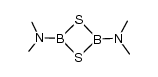 2,4-bis(dimethylamino)-cyclo-1,3-dithia-2,4-diboretane Structure