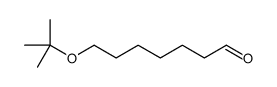 7-[(2-methylpropan-2-yl)oxy]heptanal Structure