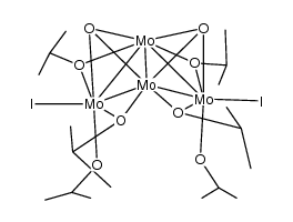 Mo4O2I2(O-i-Pr)6 Structure