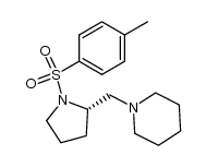 (S)-N-(p-toluenesulphonyl)-2-(piperidinomethyl) pyrrolidine结构式