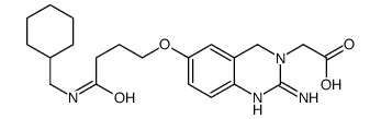 2-[2-amino-6-[4-(cyclohexylmethylamino)-4-oxobutoxy]-4H-quinazolin-3-yl]acetic acid结构式