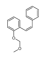 1-(methoxymethoxy)-2-(2-phenylethenyl)benzene Structure